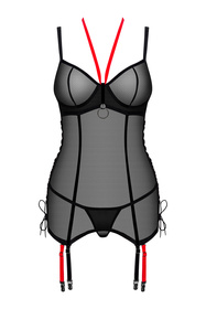 Obsessive Glandez corset Gorset sexy, czarny