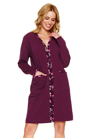 Doctor Nap SMZ.7319 Nocna szlafrok, burgundy