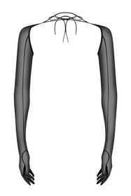 Obsessive Euphori gloves Akcesoria erotyczne rękawiczki, black