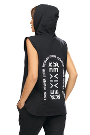 Reviver F5578 Bluza nierozpinana, czarny
