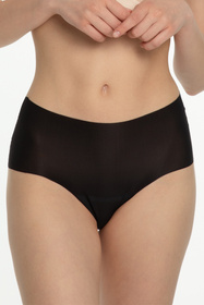 Julimex Mousse Maxi Majtki wysokie figi, czarny