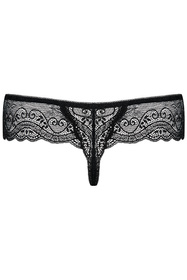 Obsessive Miamor thong Majtki stringi, czarny