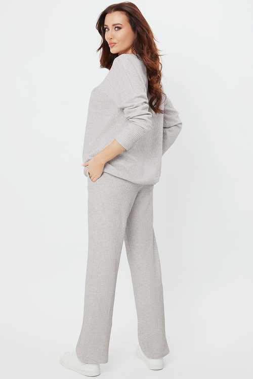 Italian Fashion Avira dł.r. dł.sp. Komplet bluza+spodnie, j.melanż