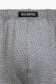 Atlantic 3MH-197 3-pak Majtki bokserki, szmaragdowy/czarny/szary