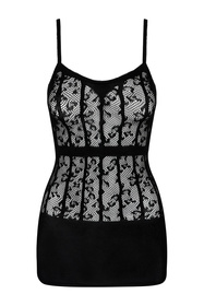 Obsessive Dress D605 Nocna koszulka, czarny
