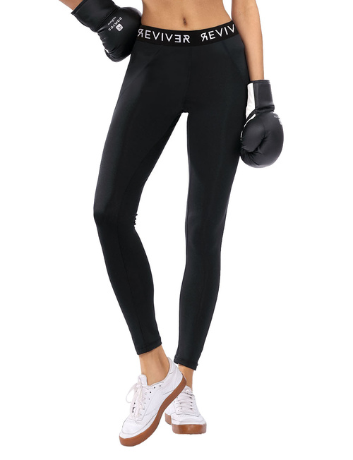 Reviver F9514 Legginsy fitness, czarny