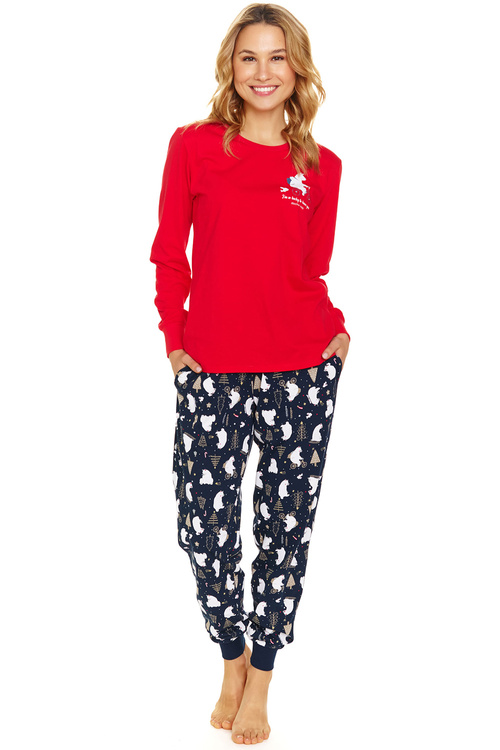 Doctor Nap PM.5262 Nocna piżama, red
