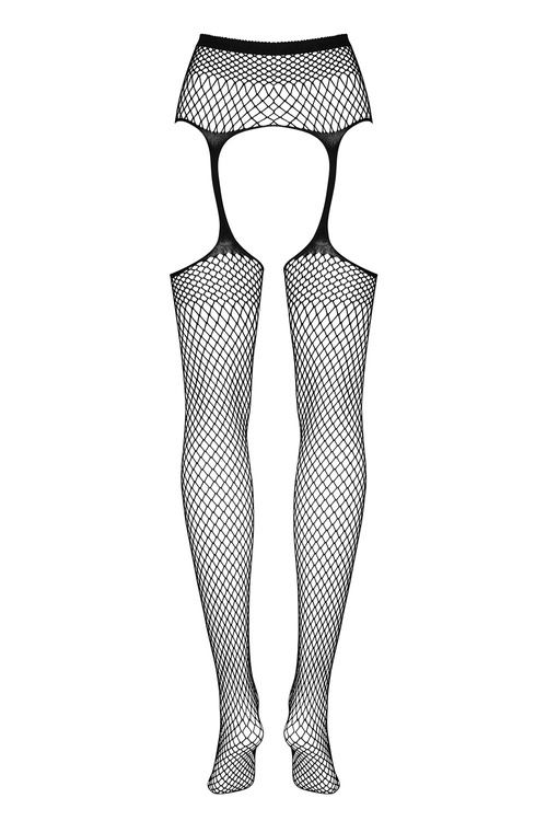 Obsessive Garter stockings S815 Wyrób pończoszniczy pończochy do pasa, czarny