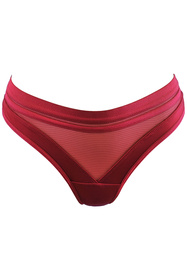Axami V-12025 Majtki stringi, bordowy