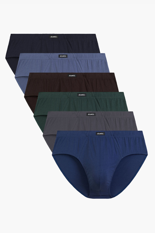 Atlantic 6SMP-001 6-pack Трусики трусики, синій