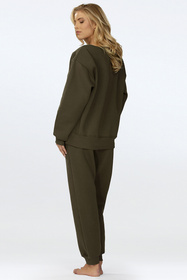 Dkaren Rehema-Kpl Komplet bluza+spodnie, khaki