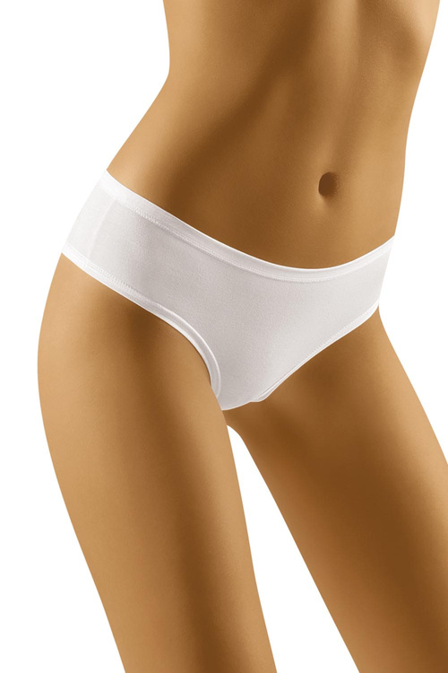 Wol-Bar Soft Sleek Majtki figi, biały