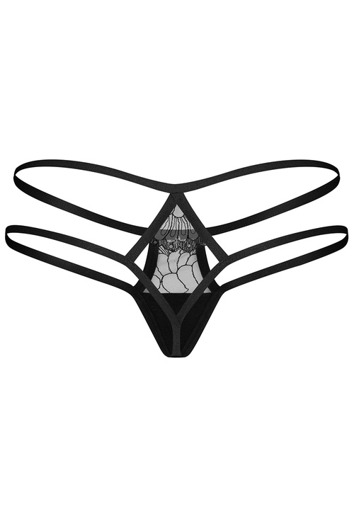 Obsessive Arrowel panties Majtki figi, black