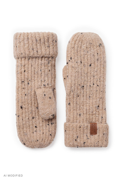 Vivisence 7220 Рукавички трикотажні з 1 пальцем, карамельний