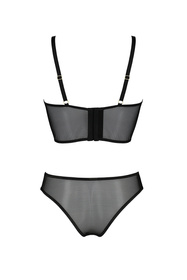Casmir Denerys set Nocna komplet biustonosz + figi, black