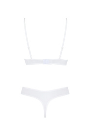 Avanua Adelina set Nocna komplet biustonosz + stringi, white
