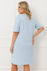 Italian Fashion Erula kr.r. Nocna koszula, niebieski