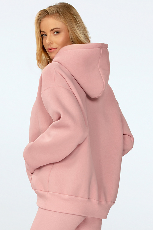 Dkaren Oseye-Bl Bluza nierozpinana, puder