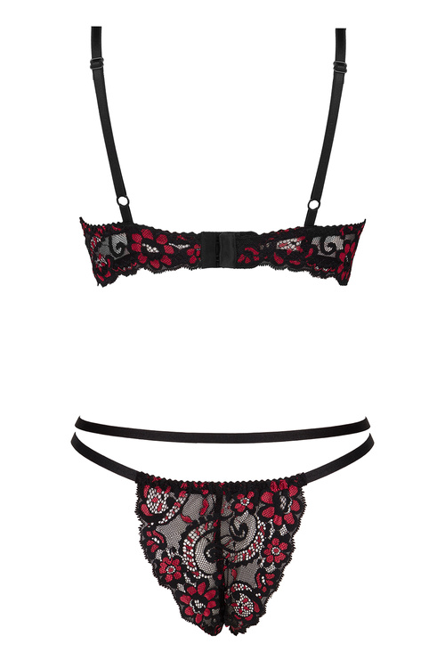 Beauty Night Rosalinda BN6694 Нічна комплект: бюстгальтер + стрінги, чорний