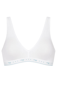 Sloggi 10198126 24/7 100 H Top Biustonosz braletka, 0003-white