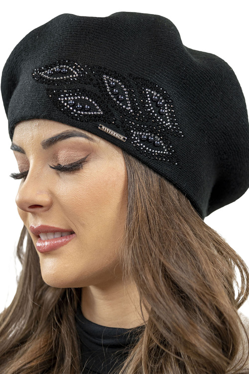 Vivisence 7051 Nakrycie głowy beret, czarny