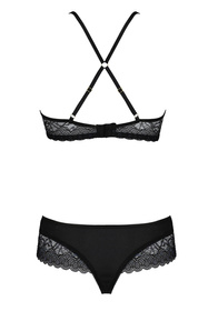 Casmir Kitasana bikini Nocna komplet biustonosz + stringi, black