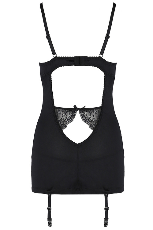 Avanua Aya chemise Nocna komplet koszulka + stringi, black