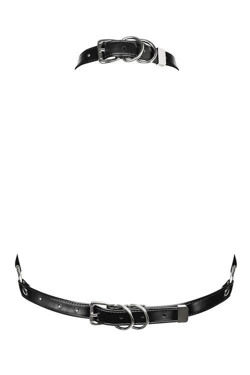 Obsessive A740 harness Nocna uprząż, czarny