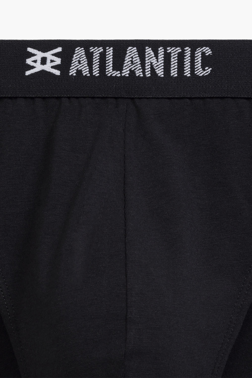 Atlantic 3MP-174 3-pack Majtki slipy, czarny/czarny/czarny