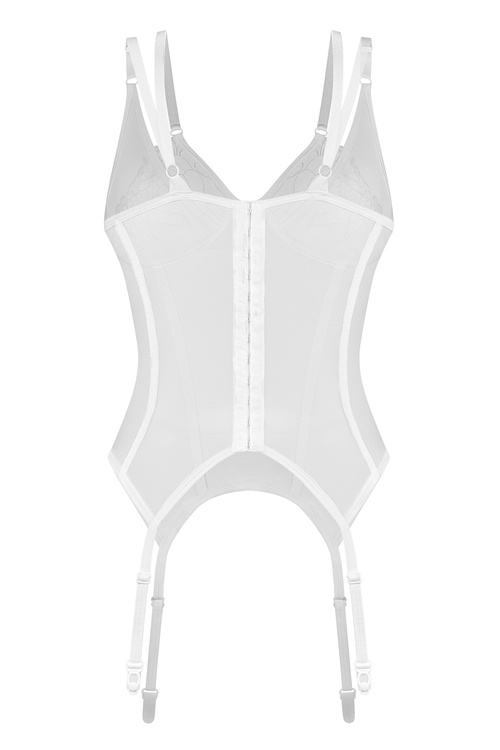Obsessive Arrowel corset Gorset sexy, white
