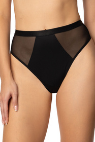 Mat 0204/4 Capri Majtki stringi, czarny