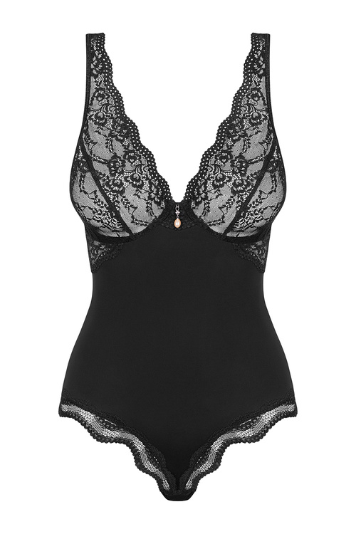 Obsessive Luvae teddy Body sexy, czarny