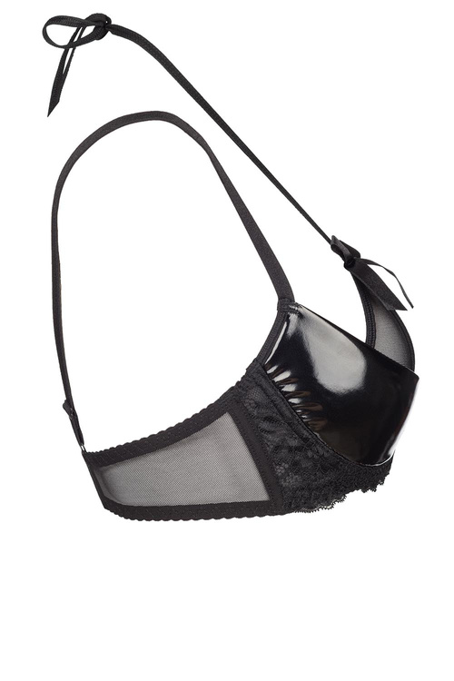 Axami V-6471 Noir Biustonosz półbiustonosz, czarny