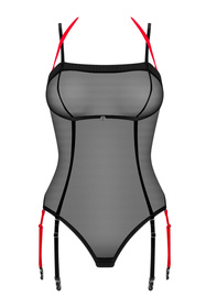 Obsessive Glandez teddy Body sexy, czarny