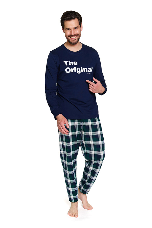 Doctor Nap PMB.7341 Nocna piżama, navy blue