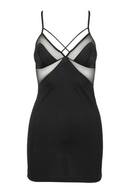Avanua Quella chemise Nocna komplet koszulka + stringi, black