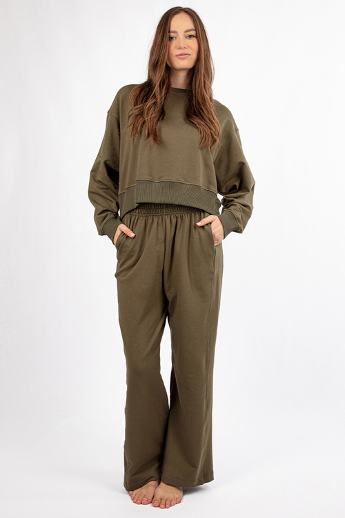 Dkaren DK-K-B23 Komplet bluza+spodnie, khaki