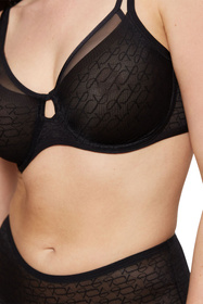 Triumph 10215906 Signature Sheer W01 EX Biustonosz miękki, 0004-black
