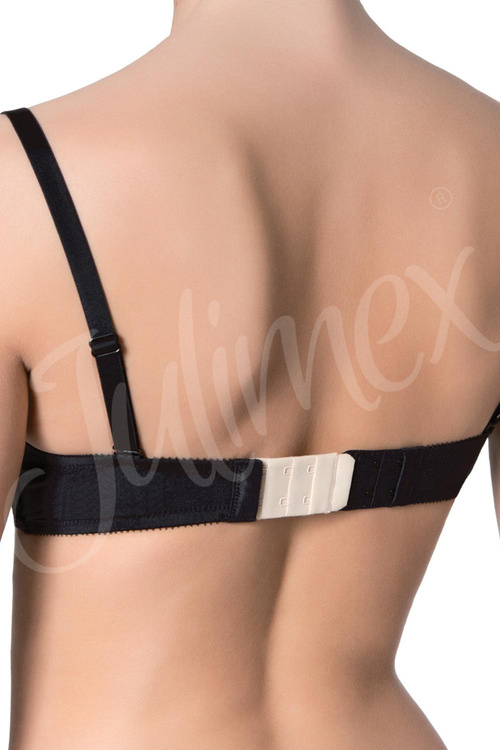 Julimex BA-03 2-rzędowy Akcesoria do biustonosza przedłużacz obwodu, czarny