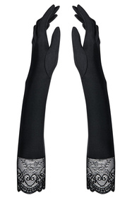 Obsessive Miamor gloves Akcesoria erotyczne rękawiczki, czarny