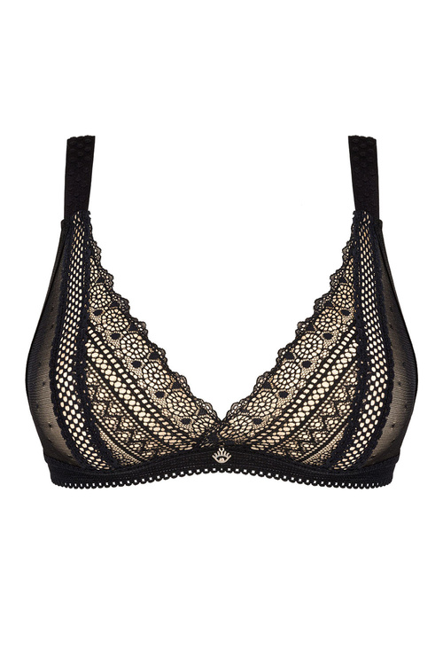 Obsessive Estiqua bra Biustonosz braletka, czarny