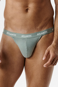 Atlantic 3MP-1576 3-pack Majtki slipy, granatowy/zielony/ciemnogranatowy