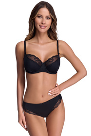 Ava 2110/B Azalea Majtki brazyliany, black