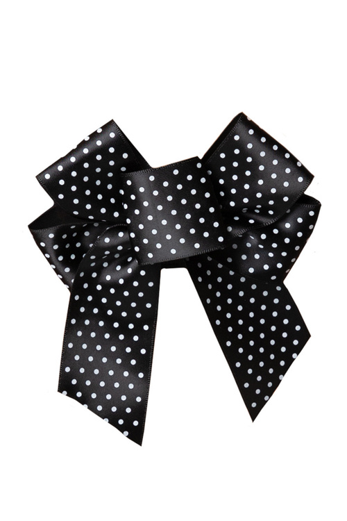 Julimex BA-19 kokarda na zapięcie 3-rzędowa Akcesoria do biustonosza zapięcie, polka-dot