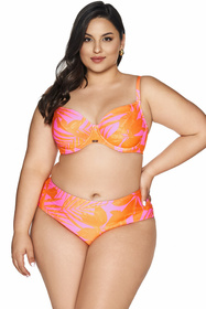 Ava SK-215 Kostium kąpielowy biustonosz miękki, tangerine