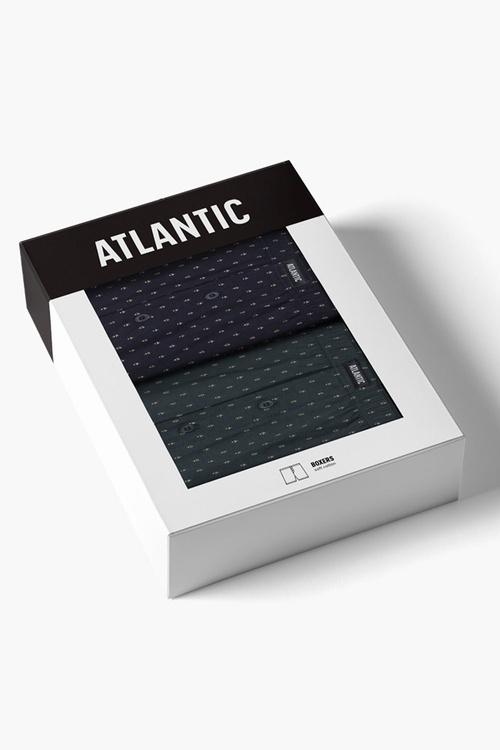 Atlantic 2MBX-096 2-pack Трусики боксерки, темно-синій