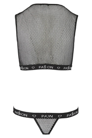 Passion Debra set Nocna komplet biustonosz + stringi, black
