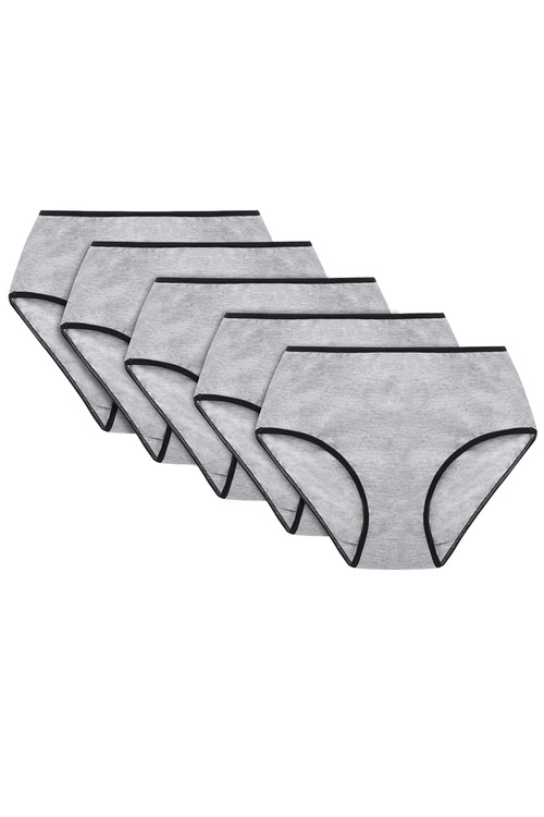 Vivisence 4017 5-pack Трусики високі трусики, сірий
