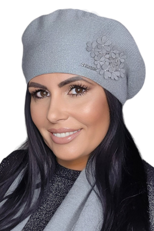 Kamea Feba Nakrycie głowy beret, szary