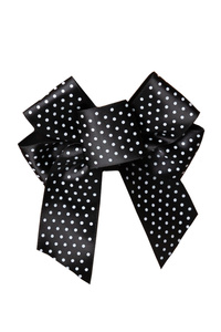 Julimex BA-19 kokarda na zapięcie 3-rzędowa Akcesoria do biustonosza zapięcie, polka-dot